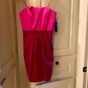 NWT Aqua Pink Strapless Dress 2